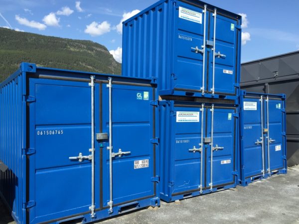 Lager container 6 og 8 ft